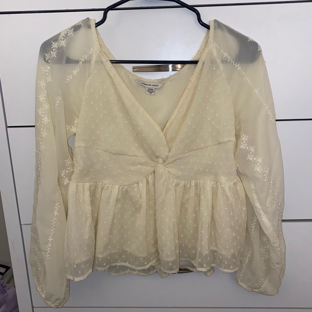 Tie Front Blouse